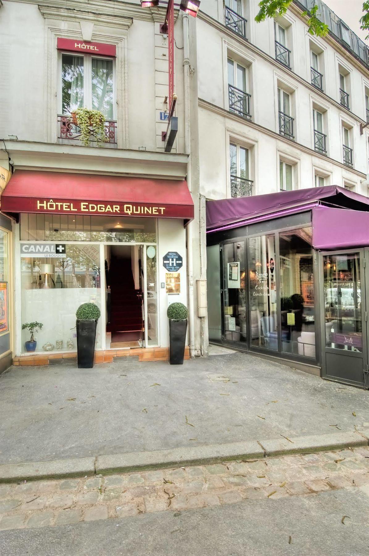 פריז Hotel Edgar Quinet מראה חיצוני תמונה